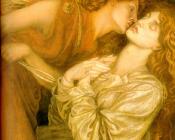 Dante's Dream at the Time of the Death of Beatrice,detail - 但丁·加百利·罗塞蒂